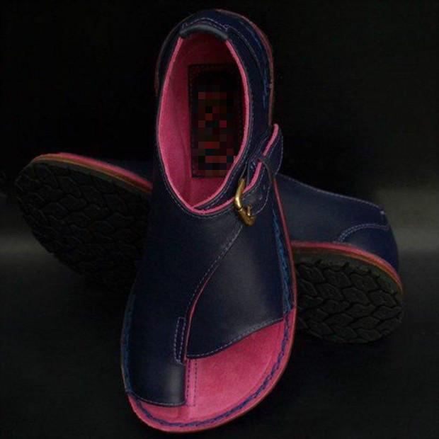 Daily Summer Leather Comfy Buckled Flat Sandals (Buy 2 Free Shipping)