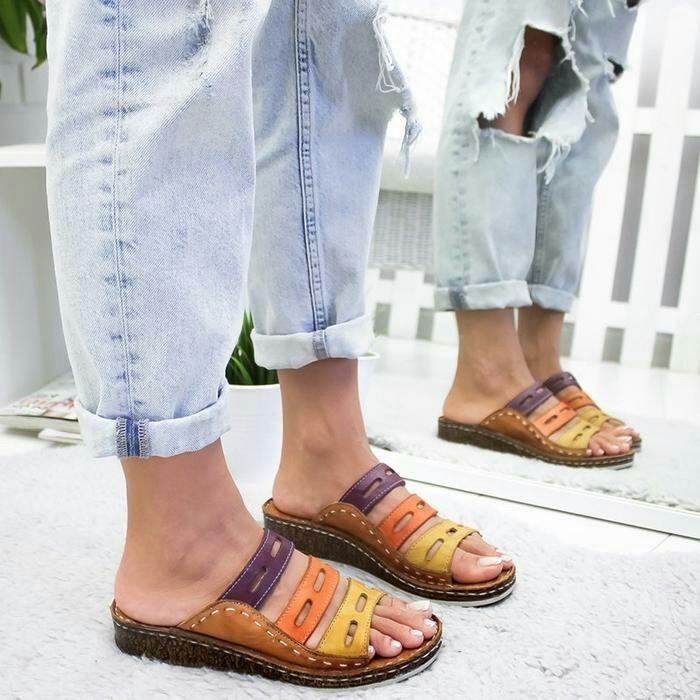 Breathable Three Color Orthopedic Sandal