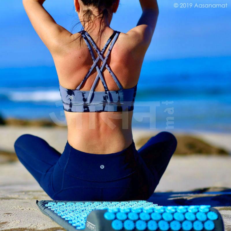 Aasana Acupressure Yoga Mat for tensions headaches