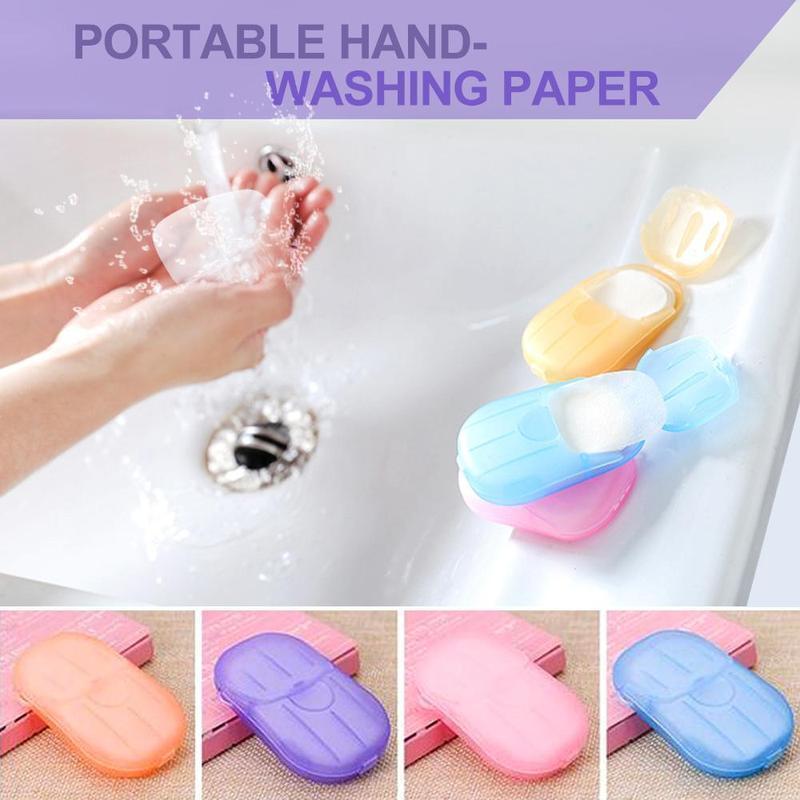 Portable Hand-Washing Paper 5 Boxes (100 PCS)