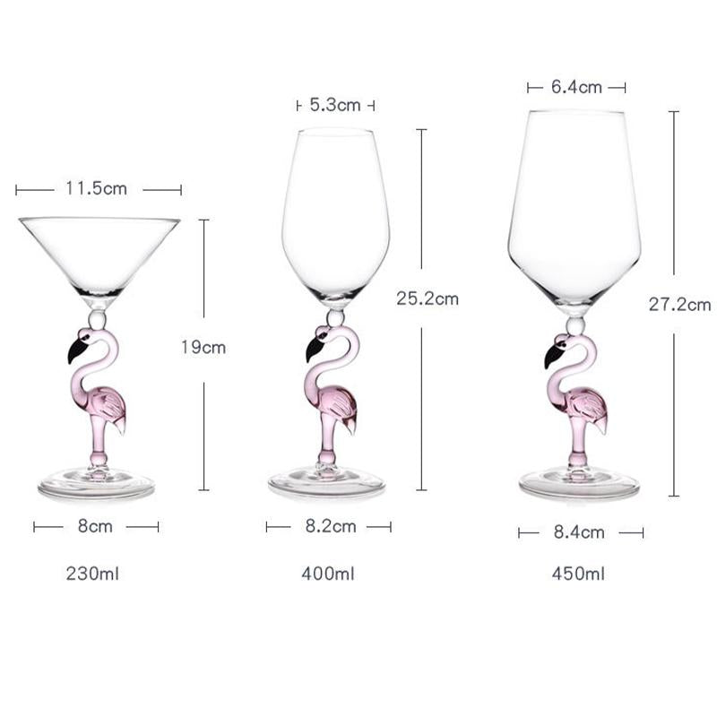 【🍷2020 NEW 🍷】Creative Flamingo Wine Glasses Durable Goblet Set
