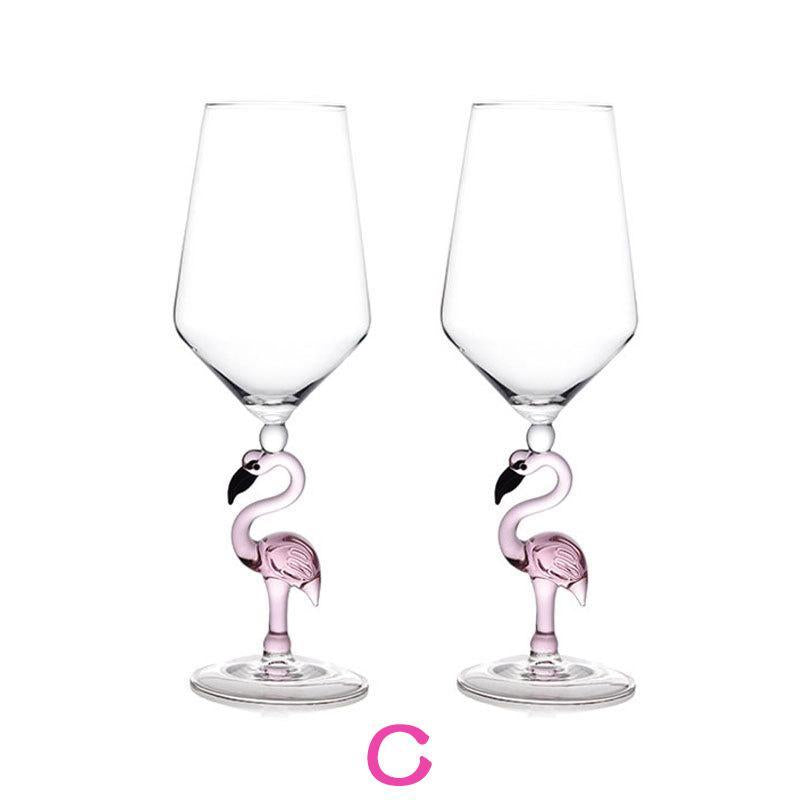 【🍷2020 NEW 🍷】Creative Flamingo Wine Glasses Durable Goblet Set