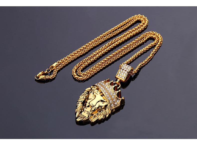 Lion Rhinestone Necklaces