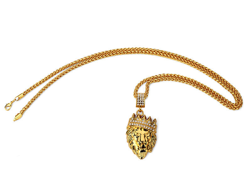 Lion Rhinestone Necklaces