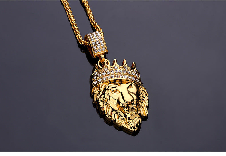 Lion Rhinestone Necklaces