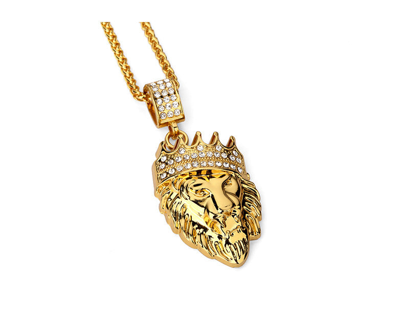 Lion Rhinestone Necklaces