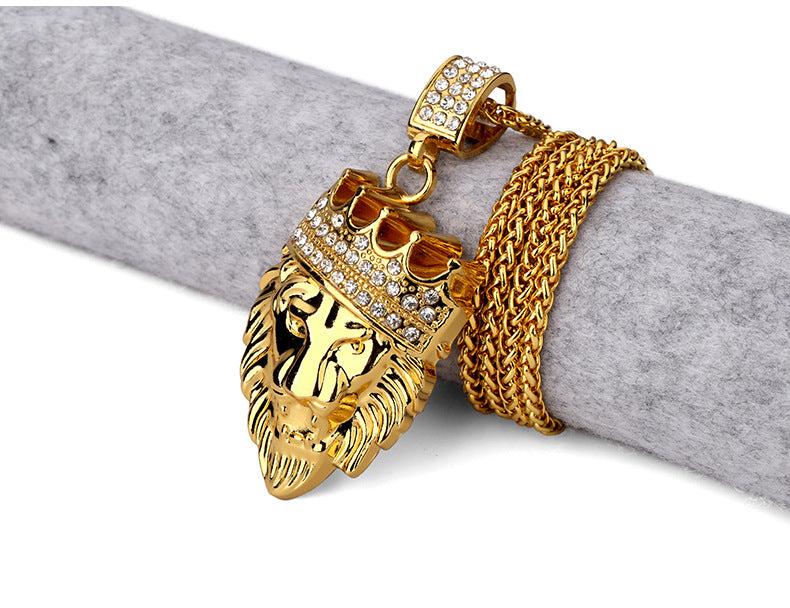 Lion Rhinestone Necklaces