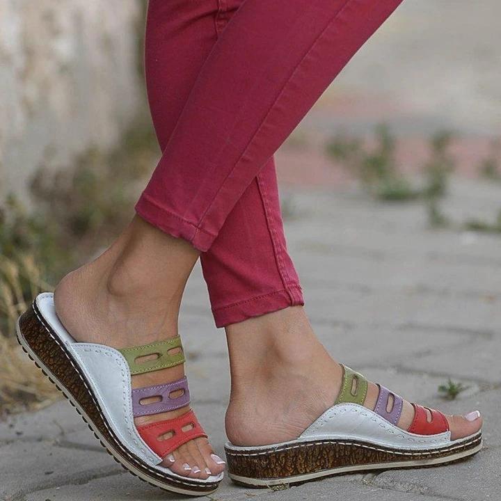 Breathable Three Color Orthopedic Sandal