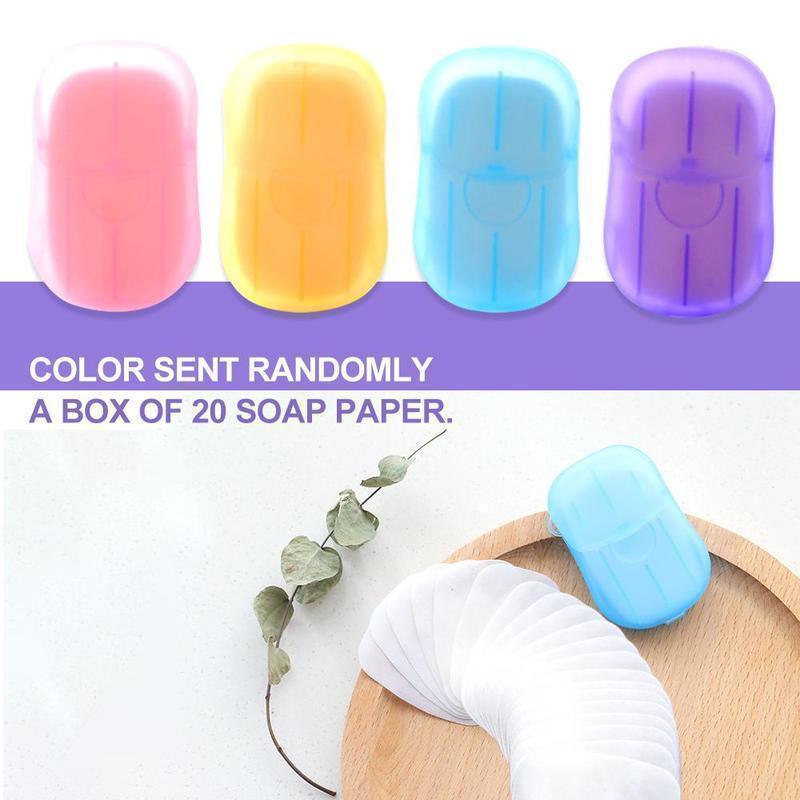 Portable Hand-Washing Paper 5 Boxes (100 PCS)