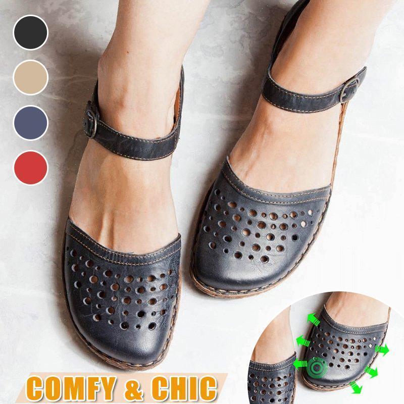 Hot Summer Women Round Toe Hollow-out Sandals