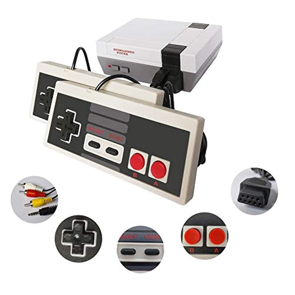 Classic Mini Retro Game Console with Built-in 620 Games and 2 NES Classic Controllers