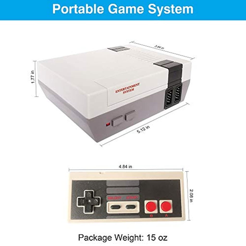 Classic Mini Retro Game Console with Built-in 620 Games and 2 NES Classic Controllers