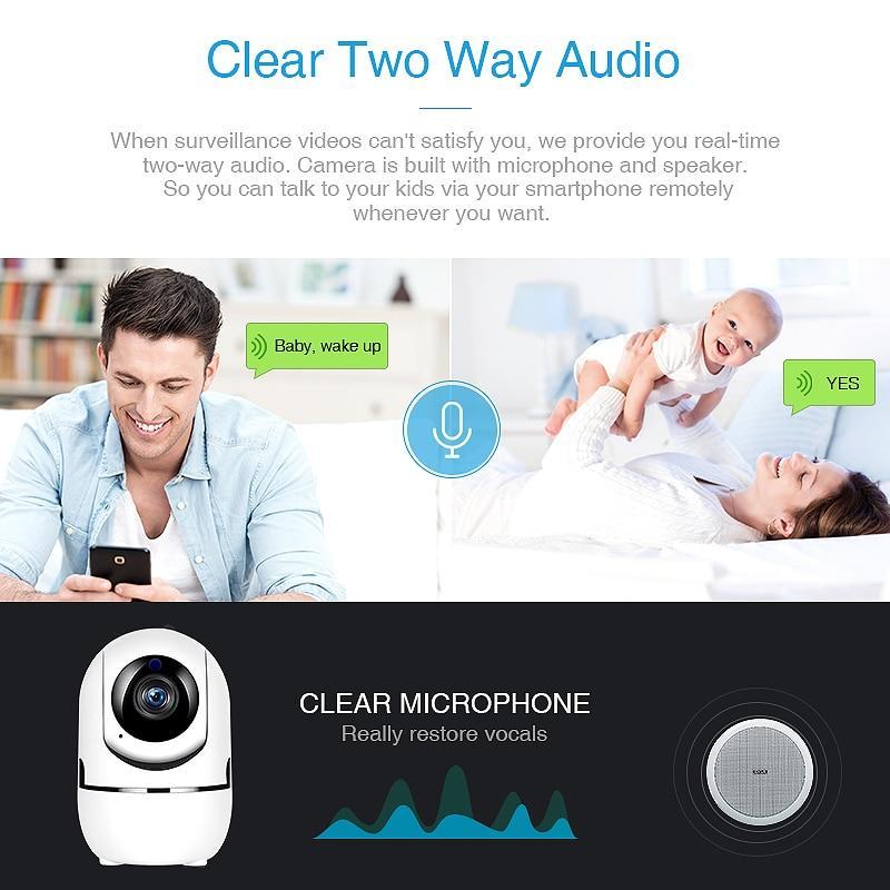 1080P Cloud IP Camera Home Security Surveillance Camera Auto Tracking WiFi Camera