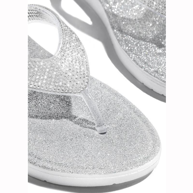 Women's Rhinestone Flat Slippers
