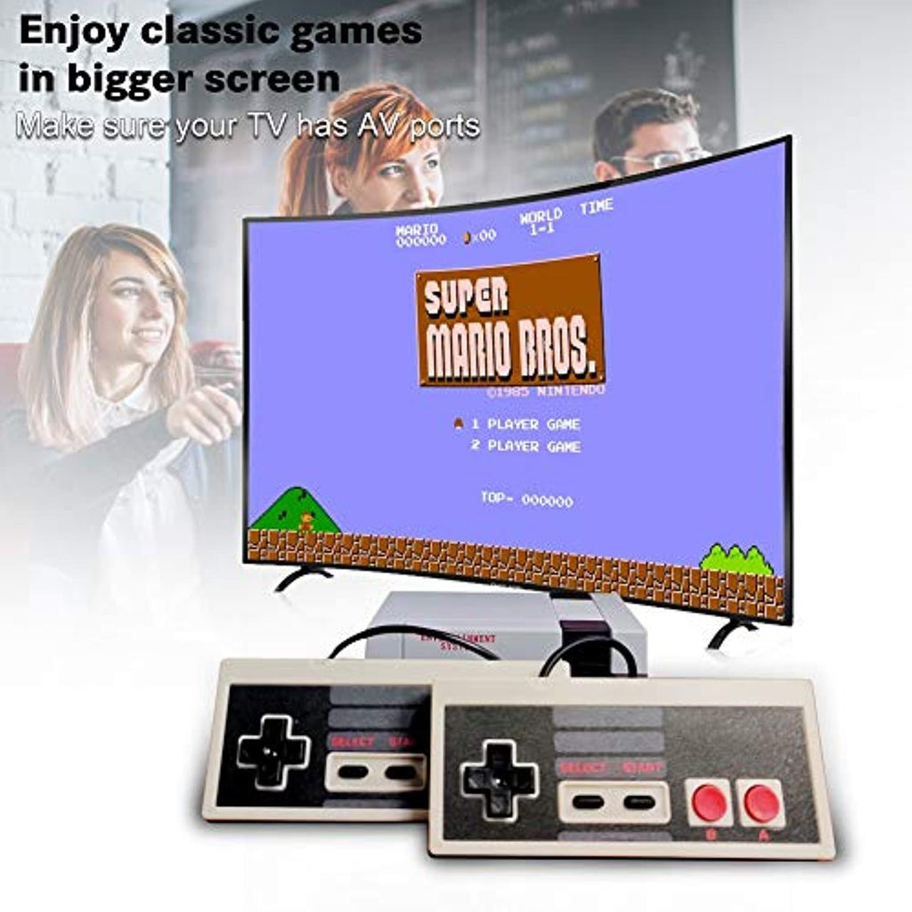 Classic Mini Retro Game Console with Built-in 620 Games and 2 NES Classic Controllers