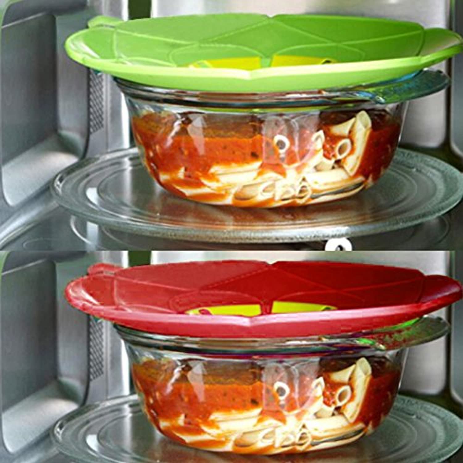 Handy Magic Lid - No Boil Over Lid (Green And Red)