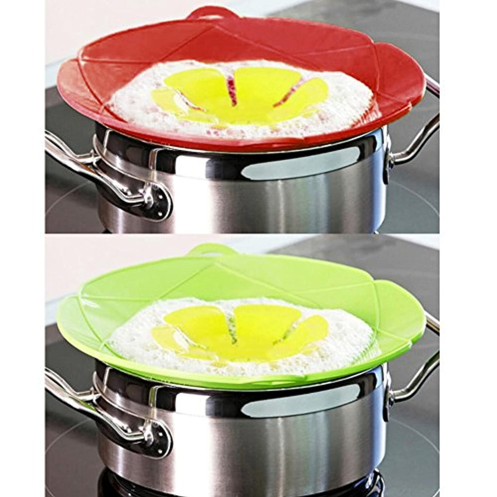 Handy Magic Lid - No Boil Over Lid (Green And Red)