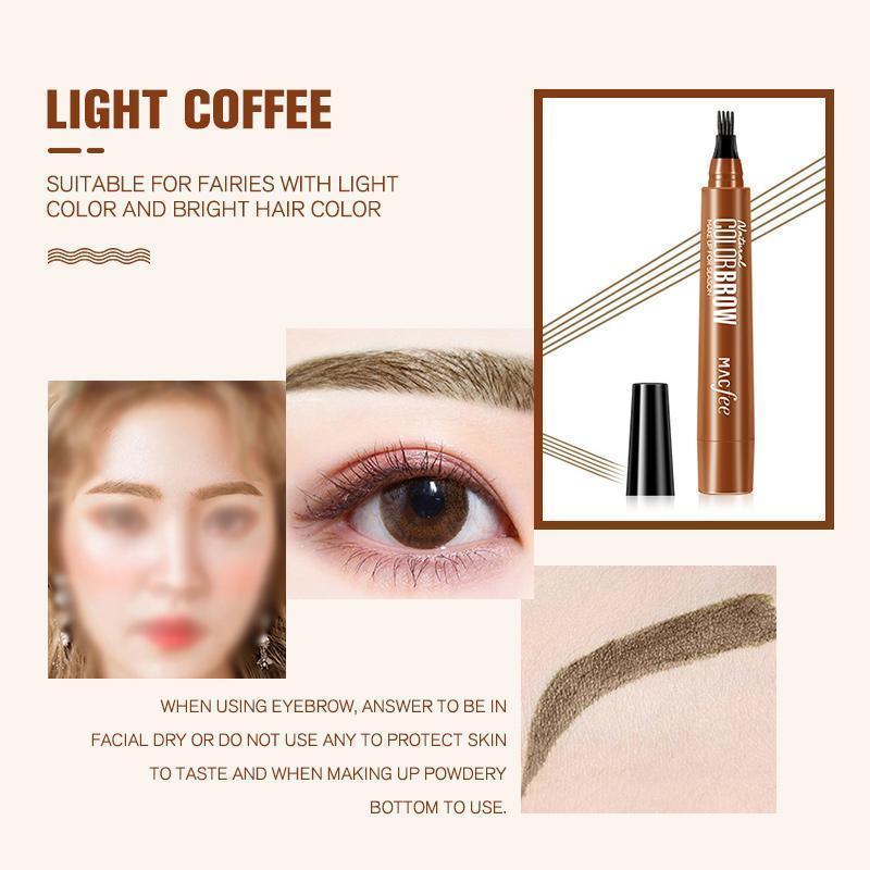 GlowWish 4 Points Eyebrow Pen--Buy 2 Free Shipping