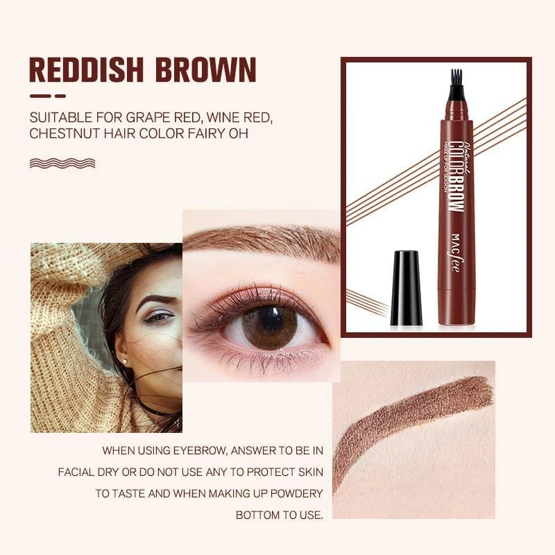 GlowWish 4 Points Eyebrow Pen--Buy 2 Free Shipping