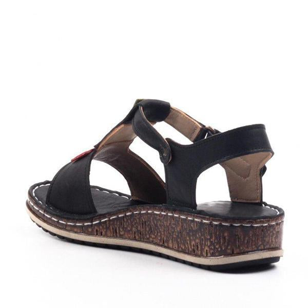 Women's Casual Daily Comfort Open Toe Wedge Sandals