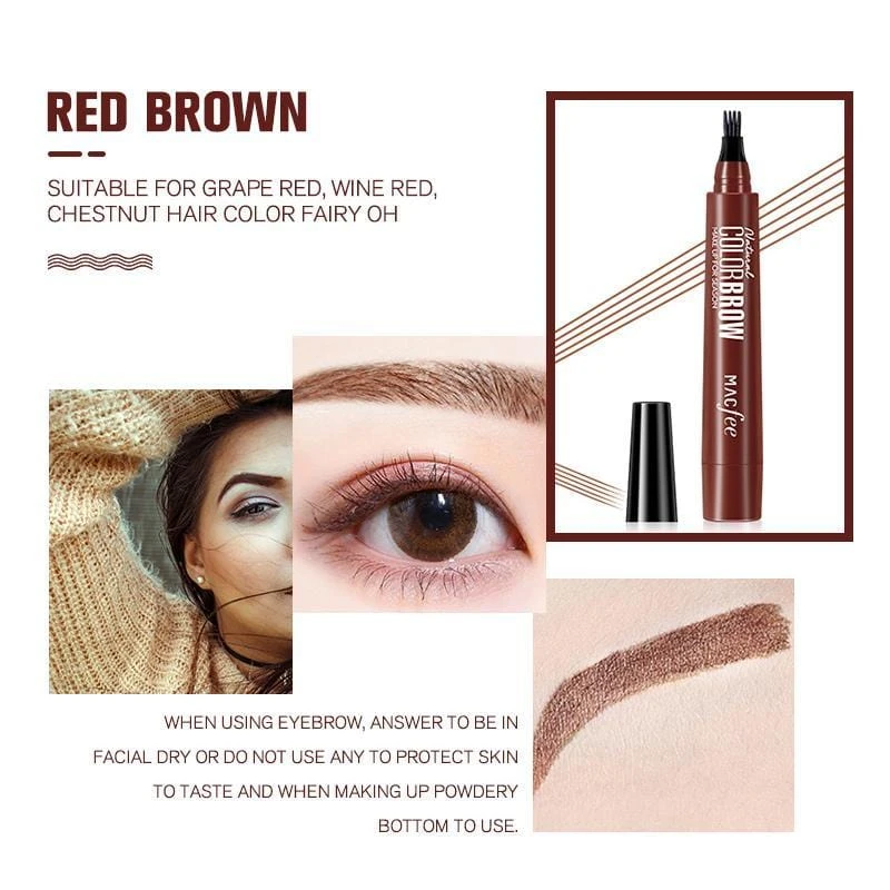 GlowWish 4 Points Eyebrow Pen--Buy 2 Free Shipping