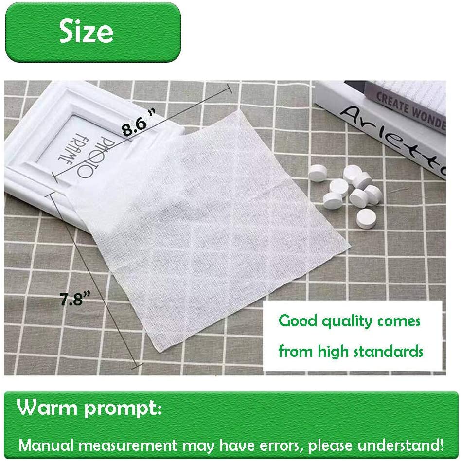 100pcs Portable Soft Compressed Towel Tablets For Travel/Home/Outdoor Activities