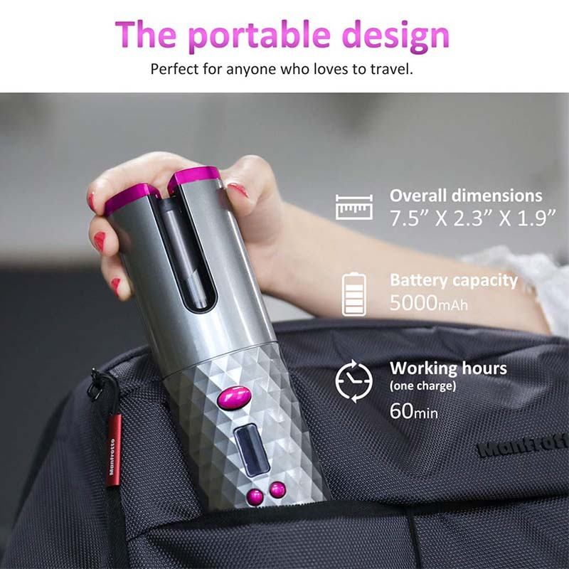 50% Off Last Day Promotion-- Auto Rotating Ceramic Hair Curler
