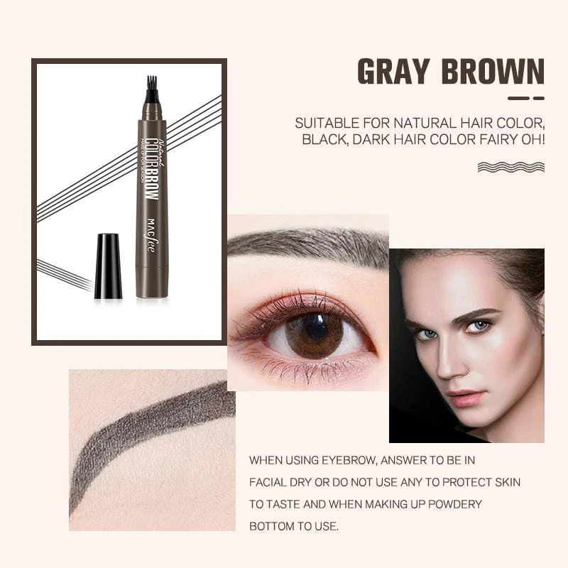 GlowWish 4 Points Eyebrow Pen--Buy 2 Free Shipping