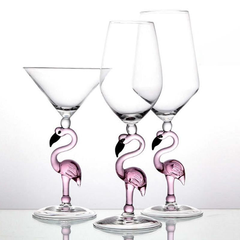 【🍷2020 NEW 🍷】Creative Flamingo Wine Glasses Durable Goblet Set