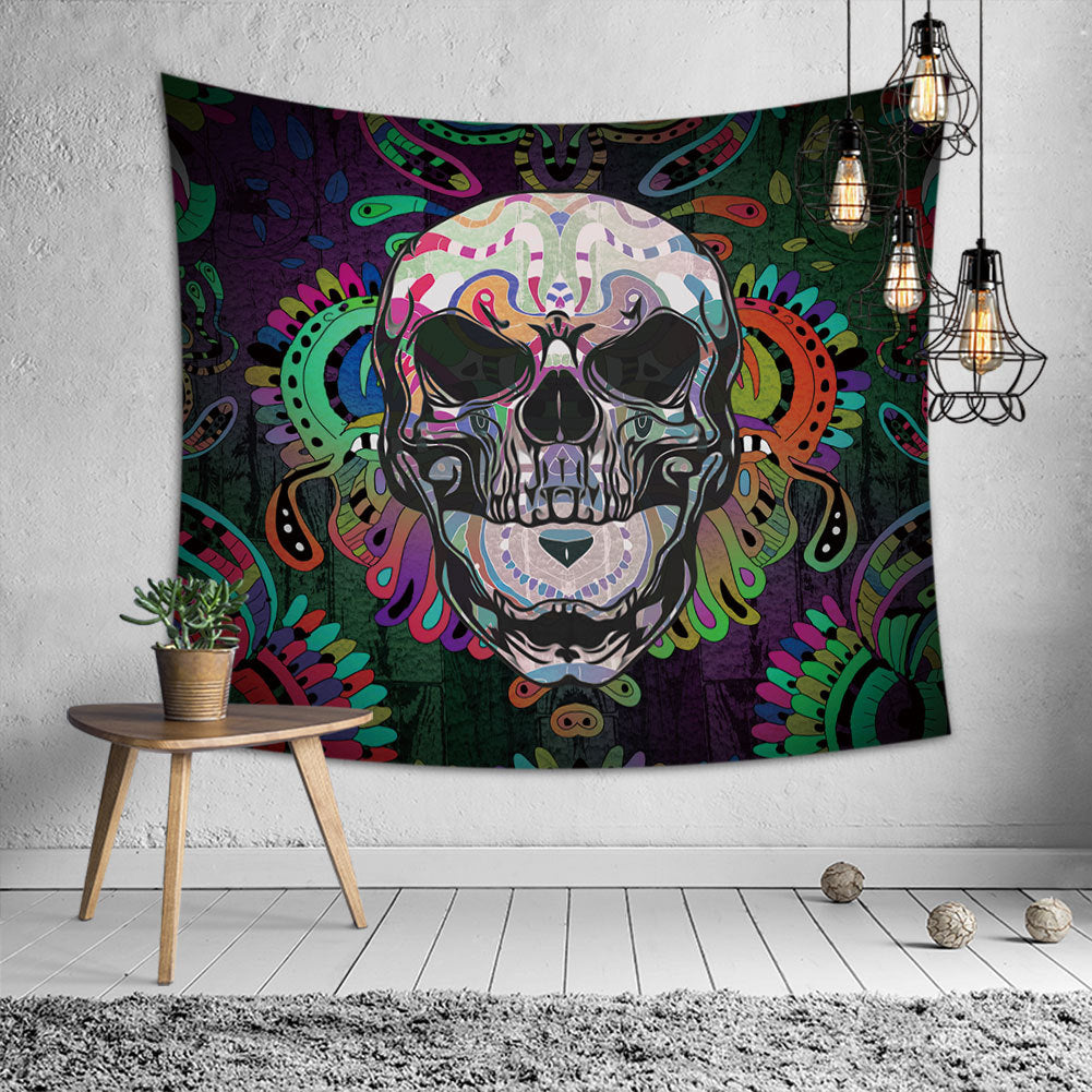 Skull Halloween Tapestry