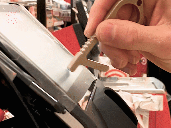 EVERYDAY CARRY- Antimicrobial Brass Hand Tool