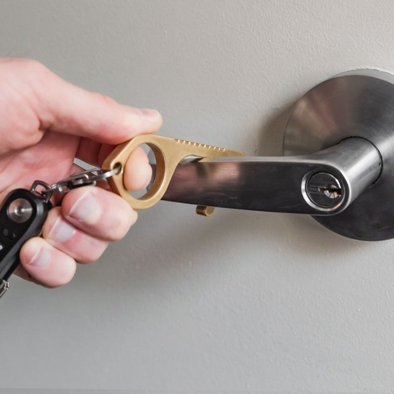 EVERYDAY CARRY- Antimicrobial Brass Hand Tool