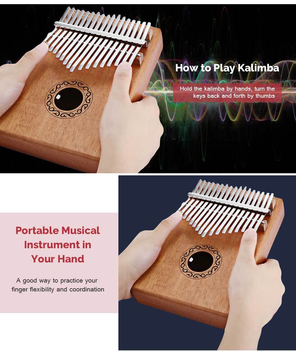 Absolutely wonderful instrument--Gorgeous 17 Keys Kalimba【Free Shipping】