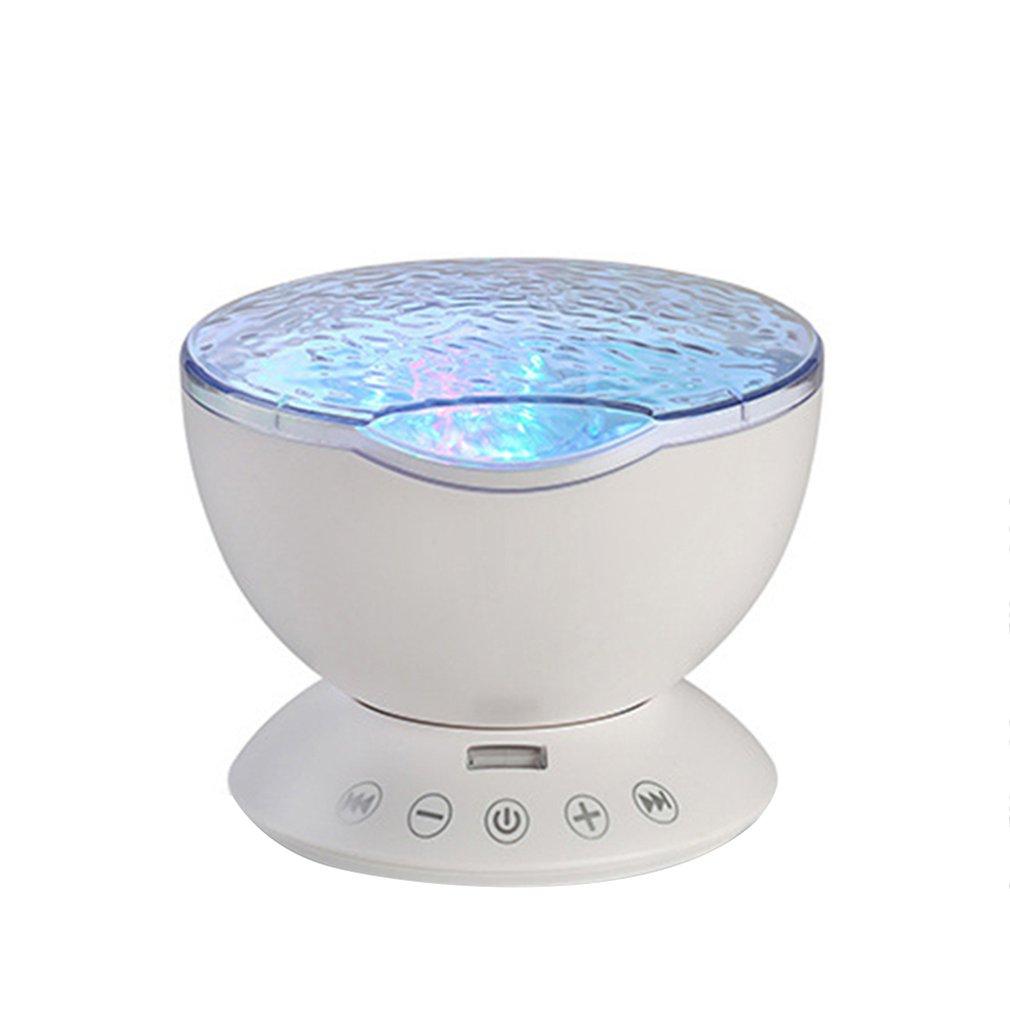 Ocean Wave Projector 7 color LED Night Light | Music Player