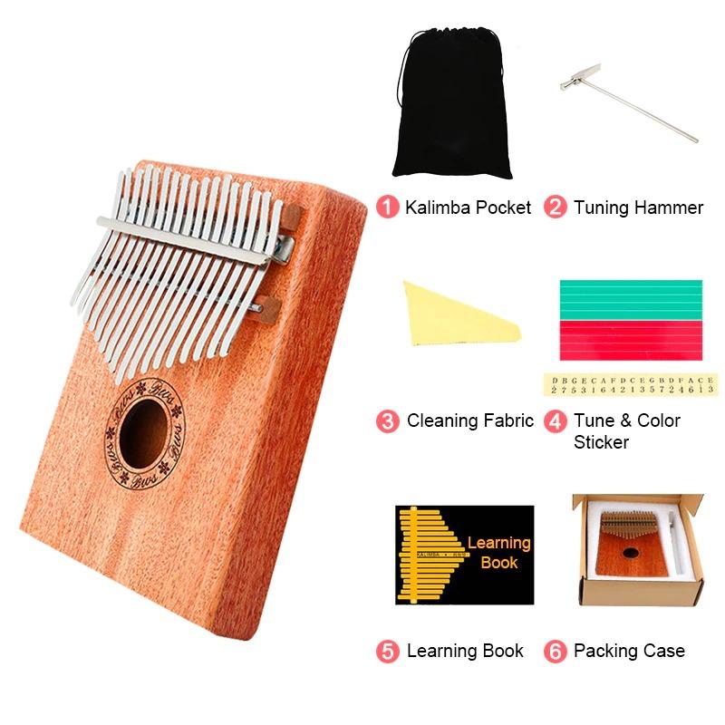 Absolutely wonderful instrument--Gorgeous 17 Keys Kalimba【Free Shipping】