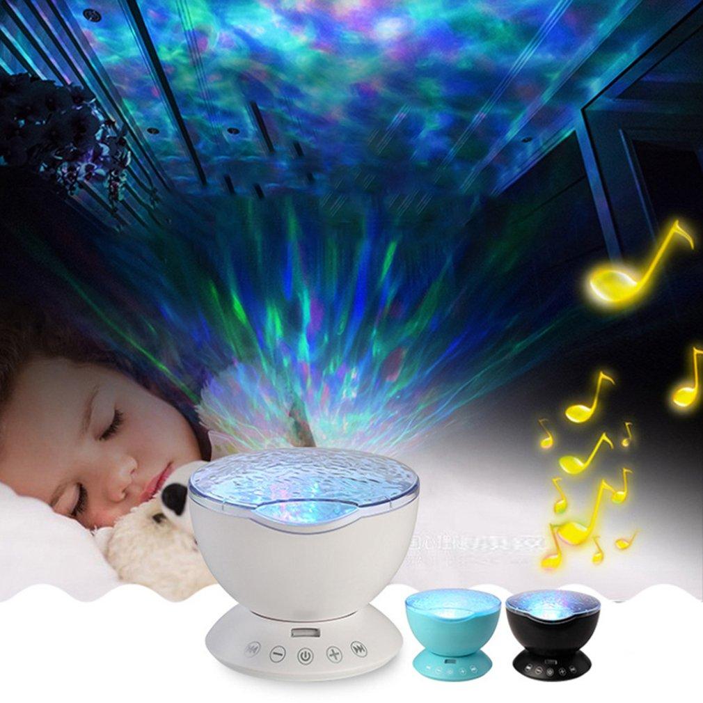 Ocean Wave Projector 7 color LED Night Light | Music Player