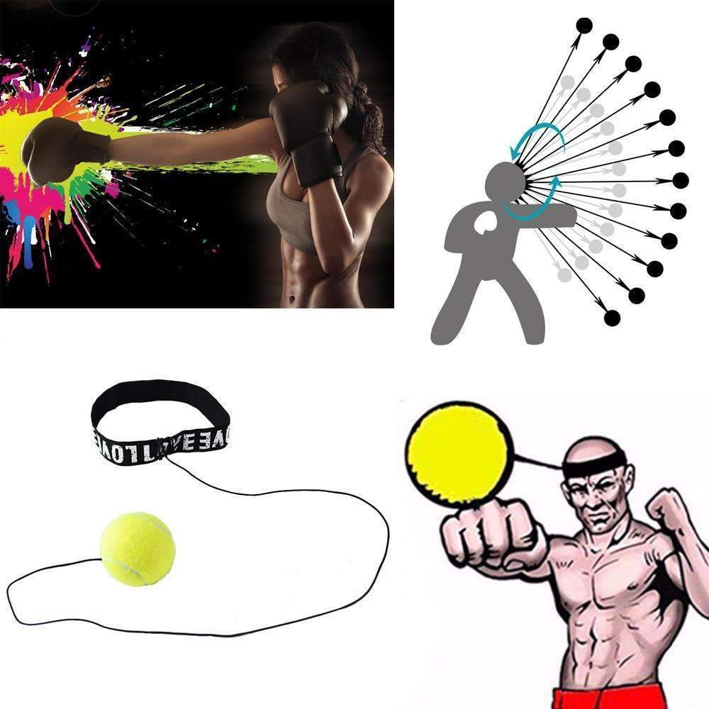 BOXING REFLEX BALL HEADBAND