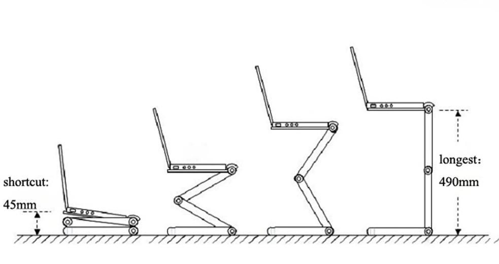 Folding Portable Workstation