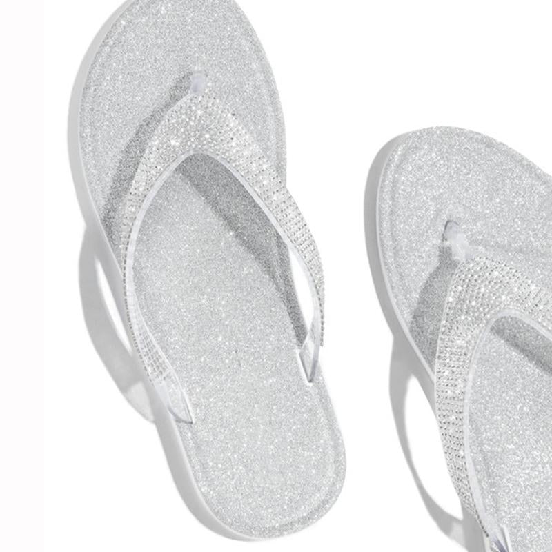 Women's Rhinestone Flat Slippers
