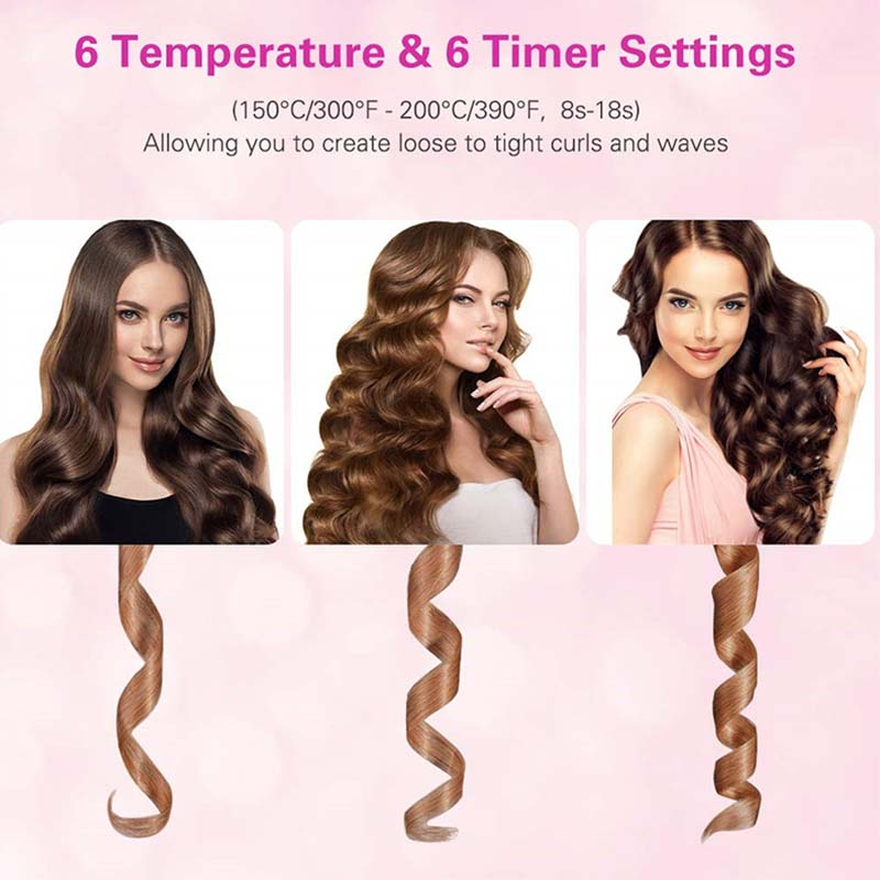 50% Off Last Day Promotion-- Auto Rotating Ceramic Hair Curler