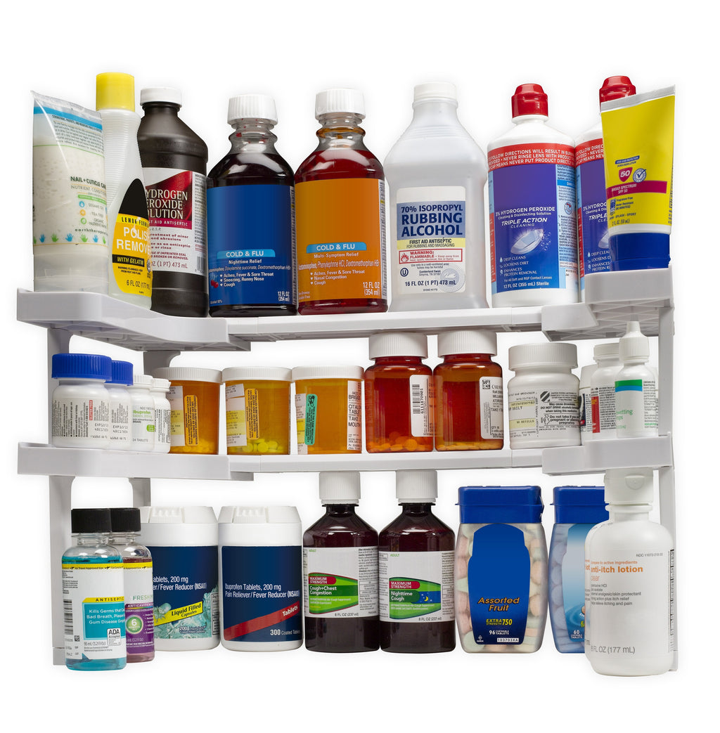 Spicy Shelf Universal Organizer for Cabinets, Spice Jar Organization for Pantry