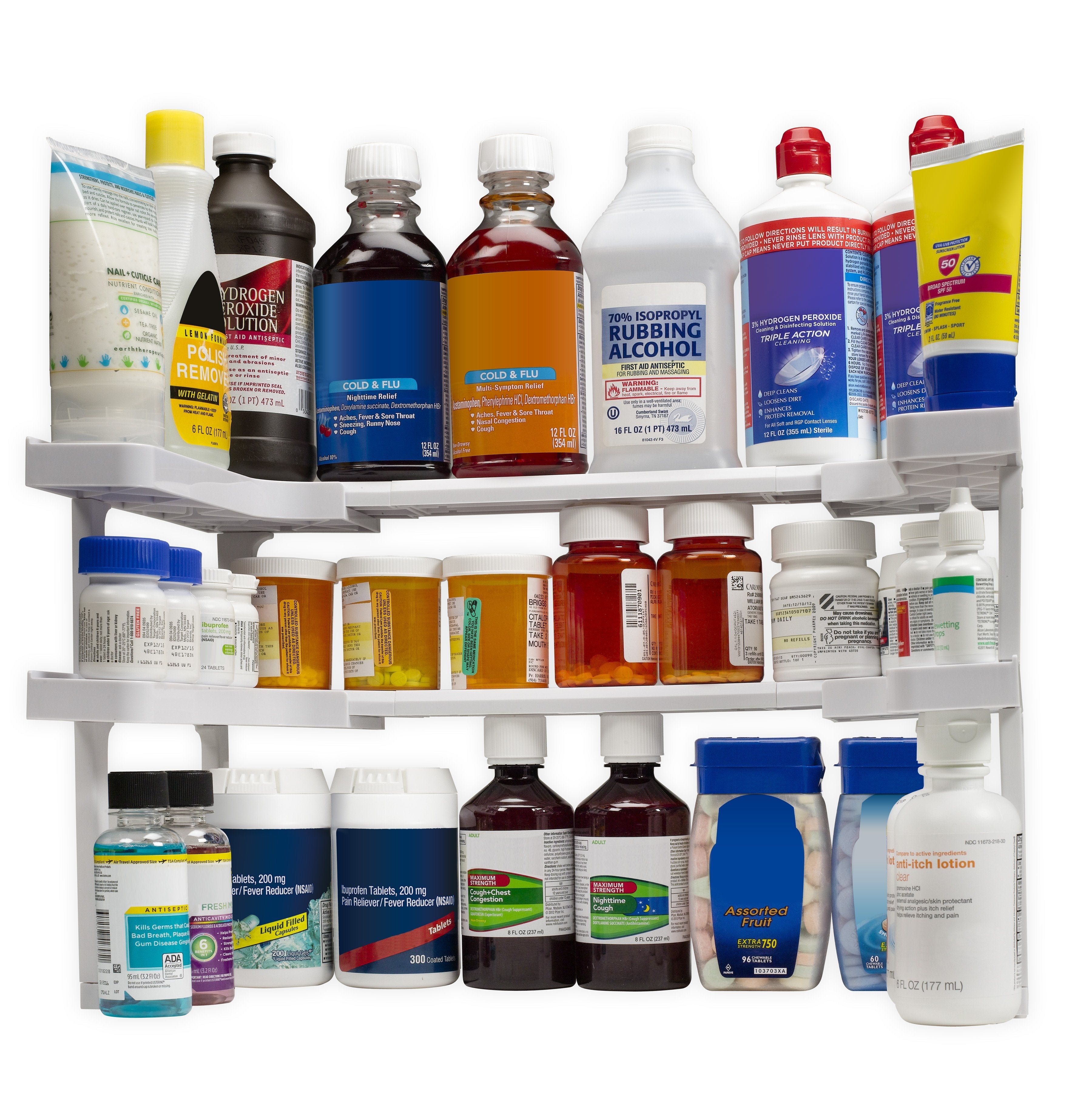 Spicy Shelf Universal Organizer for Cabinets, Spice Jar Organization for Pantry
