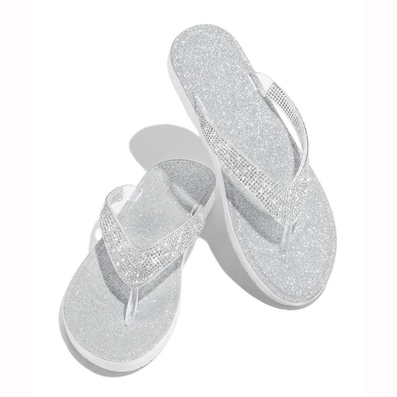 Women's Rhinestone Flat Slippers