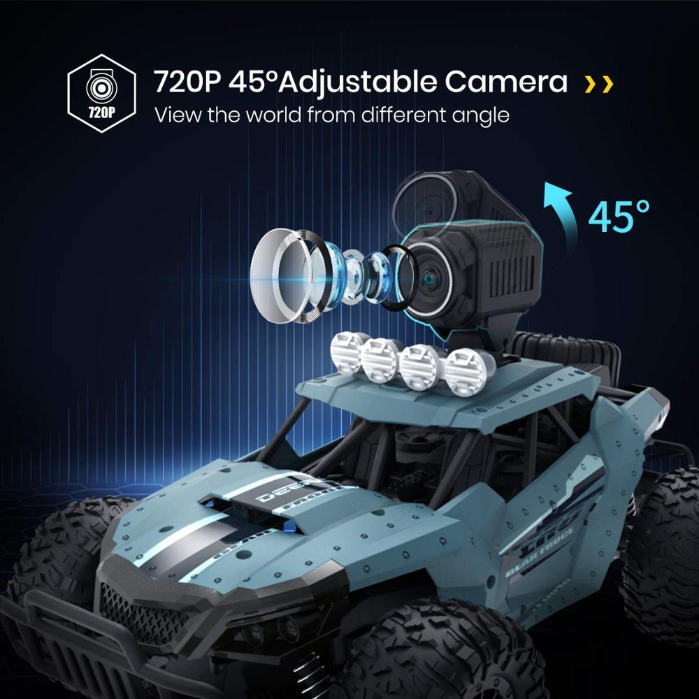 720P HD Camera WiFi FPV RC Off-Road Trucks High Speed Racing 1:18 Toys