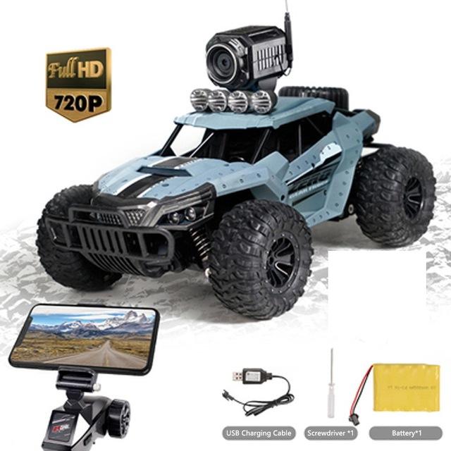 720P HD Camera WiFi FPV RC Off-Road Trucks High Speed Racing 1:18 Toys