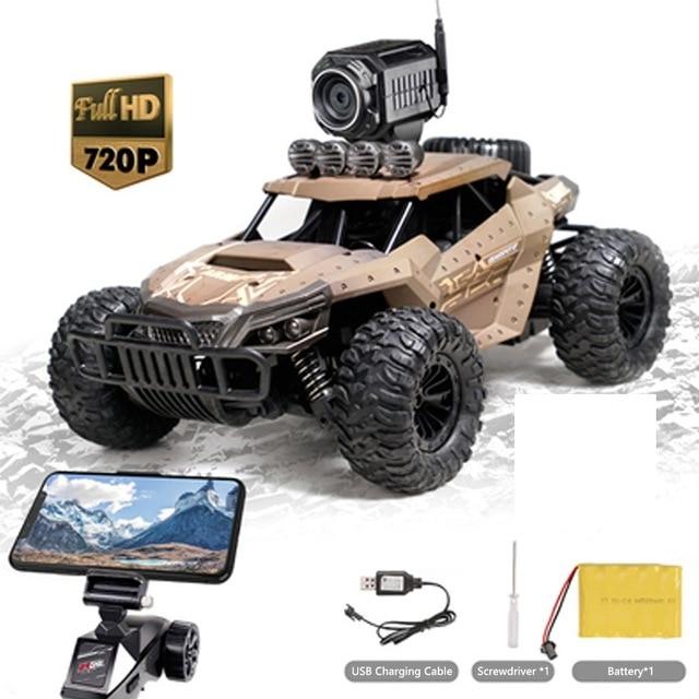 720P HD Camera WiFi FPV RC Off-Road Trucks High Speed Racing 1:18 Toys