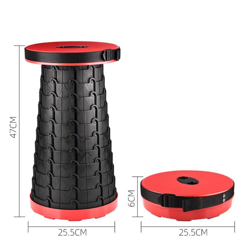 Portable rugged outdoor travel folding stool