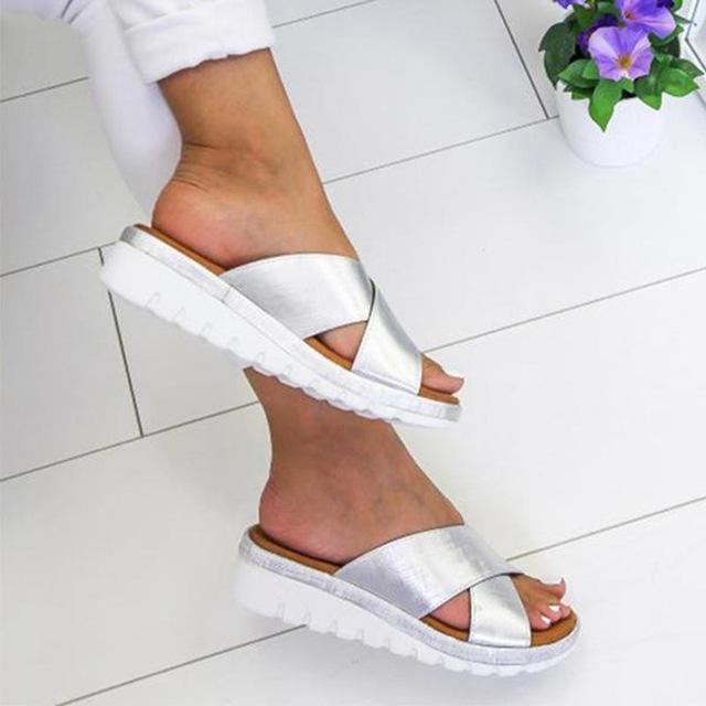 Posture Alignment Cross Sandals