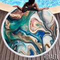 Rare Geode Round MicroFiber Beach Towel